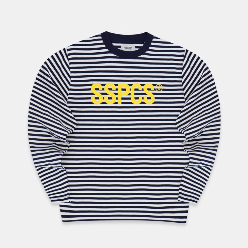 The SSPCS Striped Longsleeve - Coastal Blue
